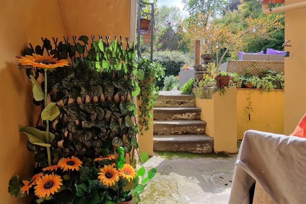 Monica Appartamento Con Giardino Al Ponte Vecchio 佛罗伦萨 外观 照片