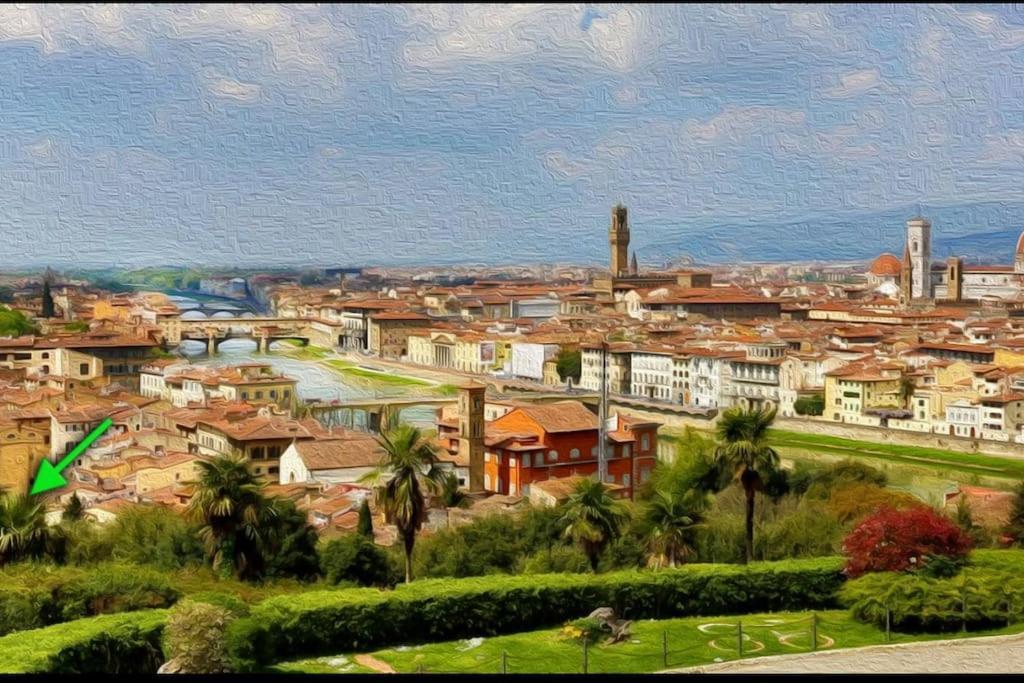Monica Appartamento Con Giardino Al Ponte Vecchio 佛罗伦萨 外观 照片